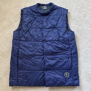 Little Donkey Andy Puffer Quilted Lightweight vest Blue Size‎ M